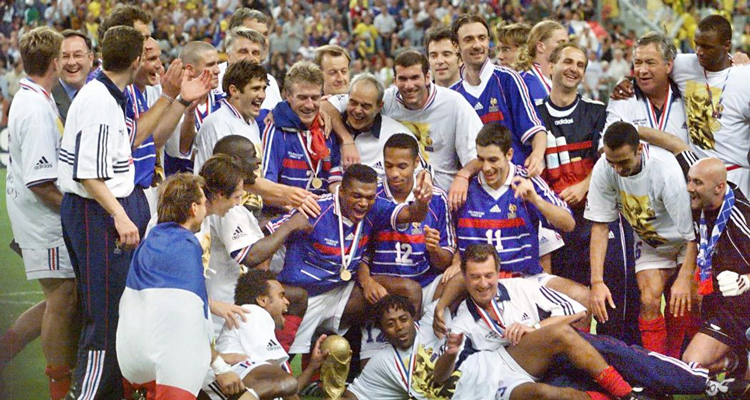 N.4 : France 3-0 Brésil (Finale CDM 1998 - TF1) : 20.6m de téléspectateurs, 75.6% Pda