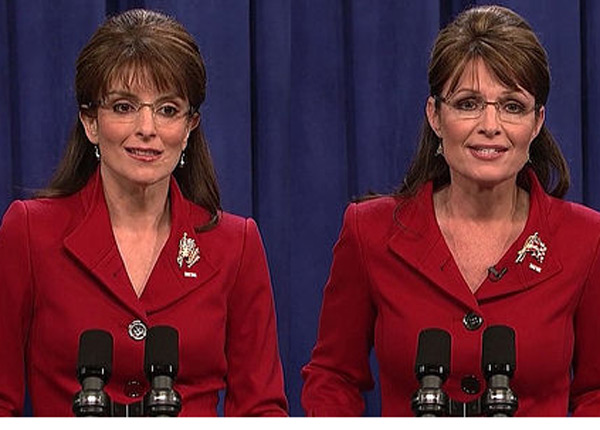 Sarah Palin moquée par Tina Fey