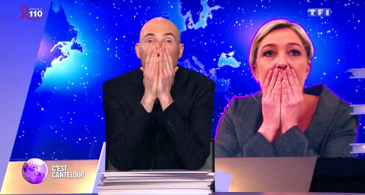 C’est Canteloup fait exploser les audiences de TF1 avec Marine Le Pen et Ségolène Royal