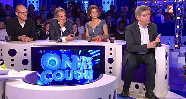 On n'est pas couché : Laurent Ruquier gonfle son audience avec Jean-Luc Mélenchon et gagne largement son duel face au Grand blind test de TF1