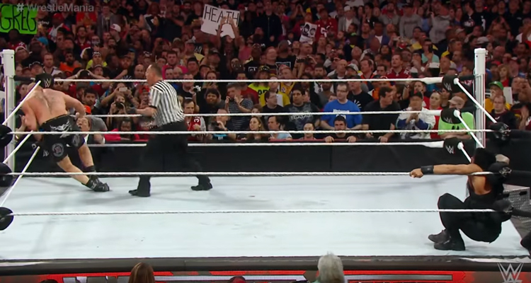 7 - Brock Lesnar VS Roman Reigns : Wrestlemania 31