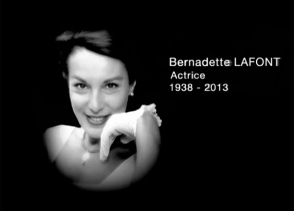 Hommages à Bernadette Lafont