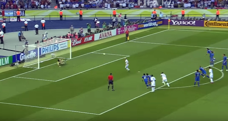 N.2 : France 1-1 Italie 3 T.A.B à 5 (Finale CDM 2006 - TF1) : 22.1m de téléspectateurs, 80.3% Pda