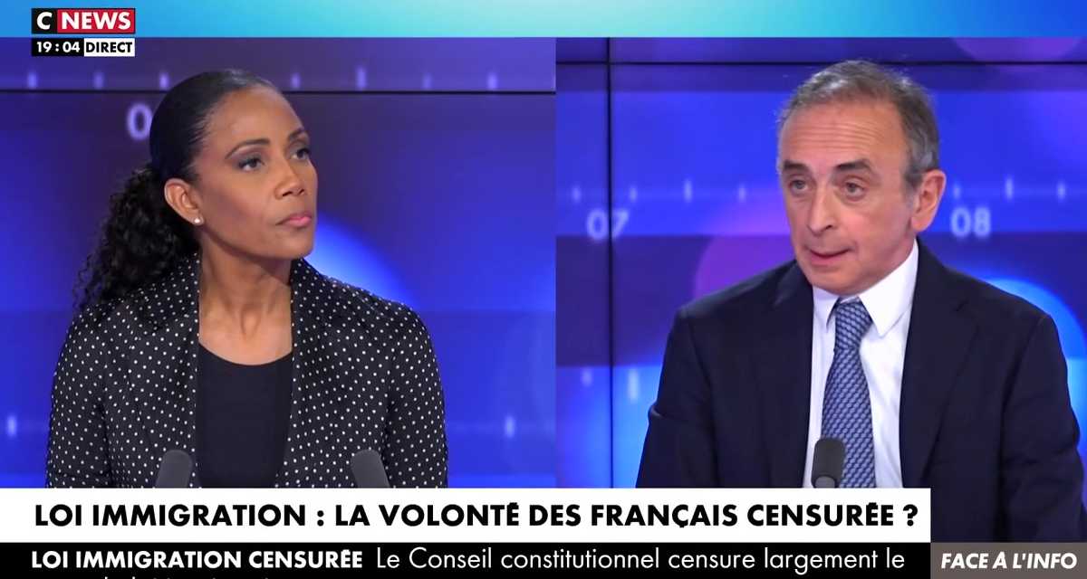 CNews : nouveau record d'audience pour Éric Zemmour chez Christine Kelly |  Toutelatele