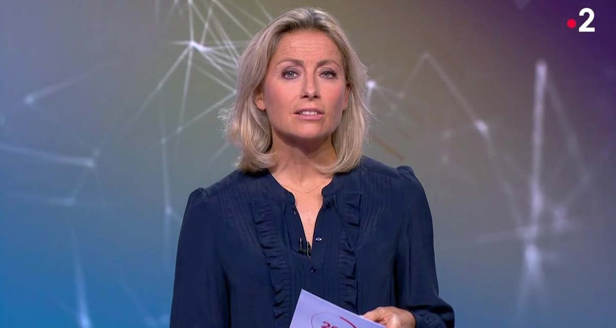 JT 20H : Anne-Sophie Lapix s'effondre en direct sur France 2