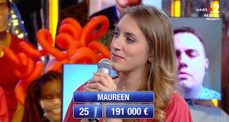 N'oubliez pas les paroles : Maureen vers les 200 000 euros, la maestro de Nagui intègre le top 10