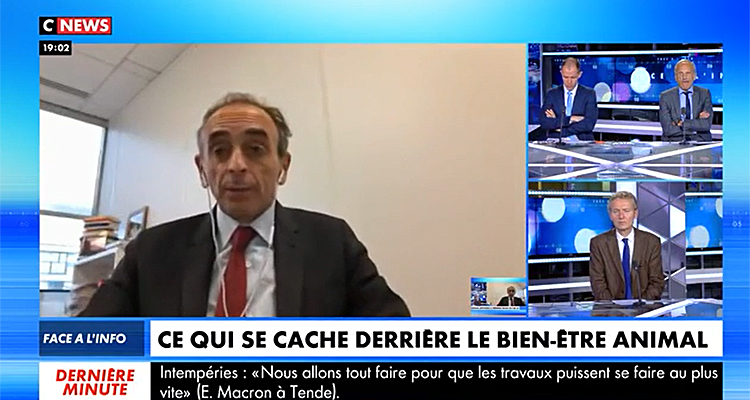 Face à l'info : Eric Zemmour arrêté, Christine Kelly chute