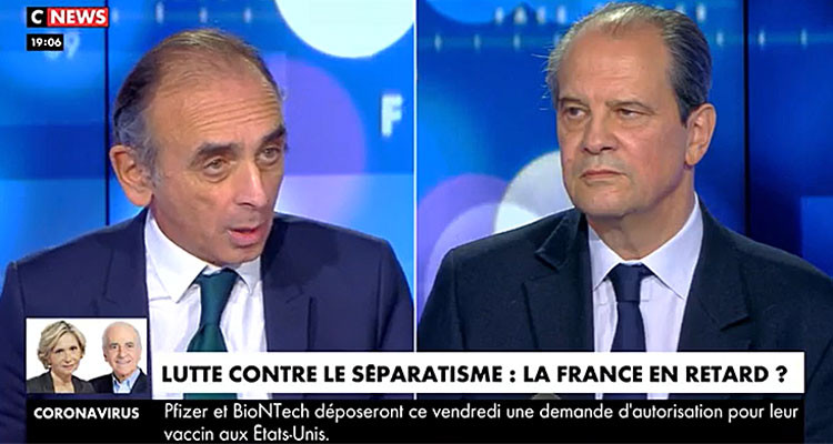 Face à l'info : Eric Zemmour vire au rouge, CNews éloigne BFMTV