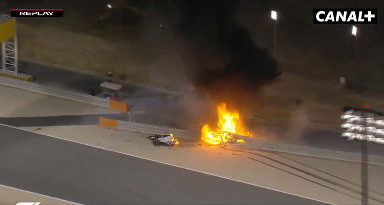 Audiences TV explosives pour Canal+, Romain Grosjean survivant à Bahreïn au GP F1
