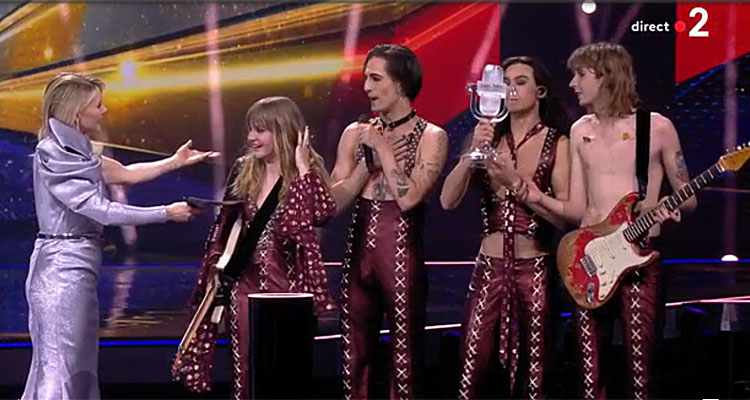 Eurovision 2021 (classement complet jury et public) : l'Italie gagnante avec Måneskin, Barbara Pravi 2e pour la France