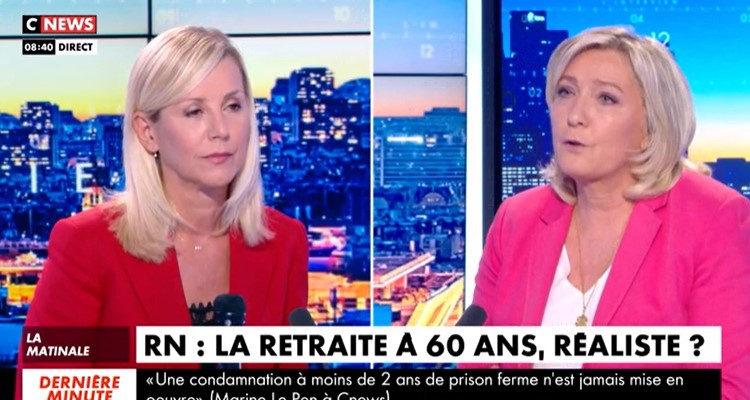 CNews : Laurence Ferrari explose face à Marine Le Pen, Bourdin invincible sur BFMTV