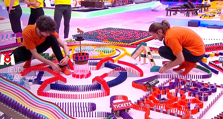 Domino Challenge (M6) : Thibault Lesne juge les chutes du Domino Day après le succès de Lego Masters