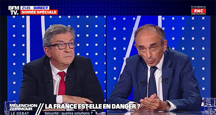 Débat Zemmour / Mélenchon : quelle audience TV pour BFMTV ?