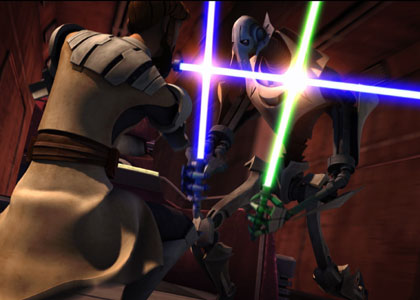 Avec Clone Wars, Yoda et Obi-Wan Kenobi s'attaquent à W9