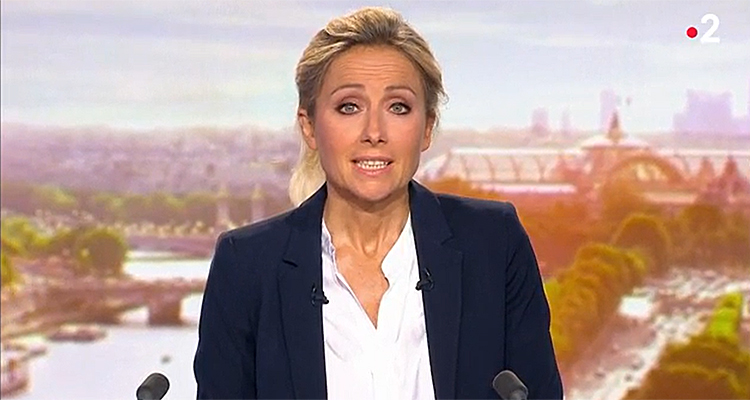 JT 20H : Anne-Sophie Lapix privée d'antenne, la décision choc de France 2
