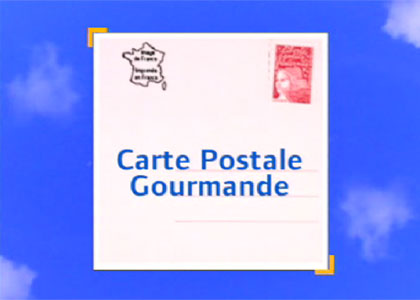 Carte postale gourmande