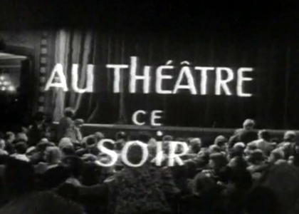 Au théâtre ce soir