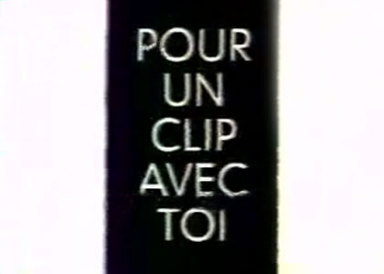Pour un clip avec toi