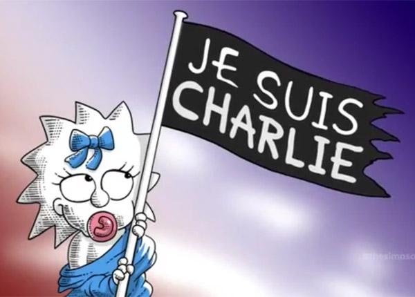 Je suis Charlie : Les Simpson rendent hommage aux Etats-Unis devant 4.39 millions de téléspectateurs