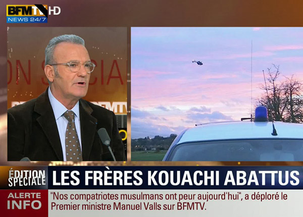 Audiences TNT (janvier 2015) : TF1 (21.8%) en recul, France 2 (14.5%) en hausse, BFM TV (3%) informe
