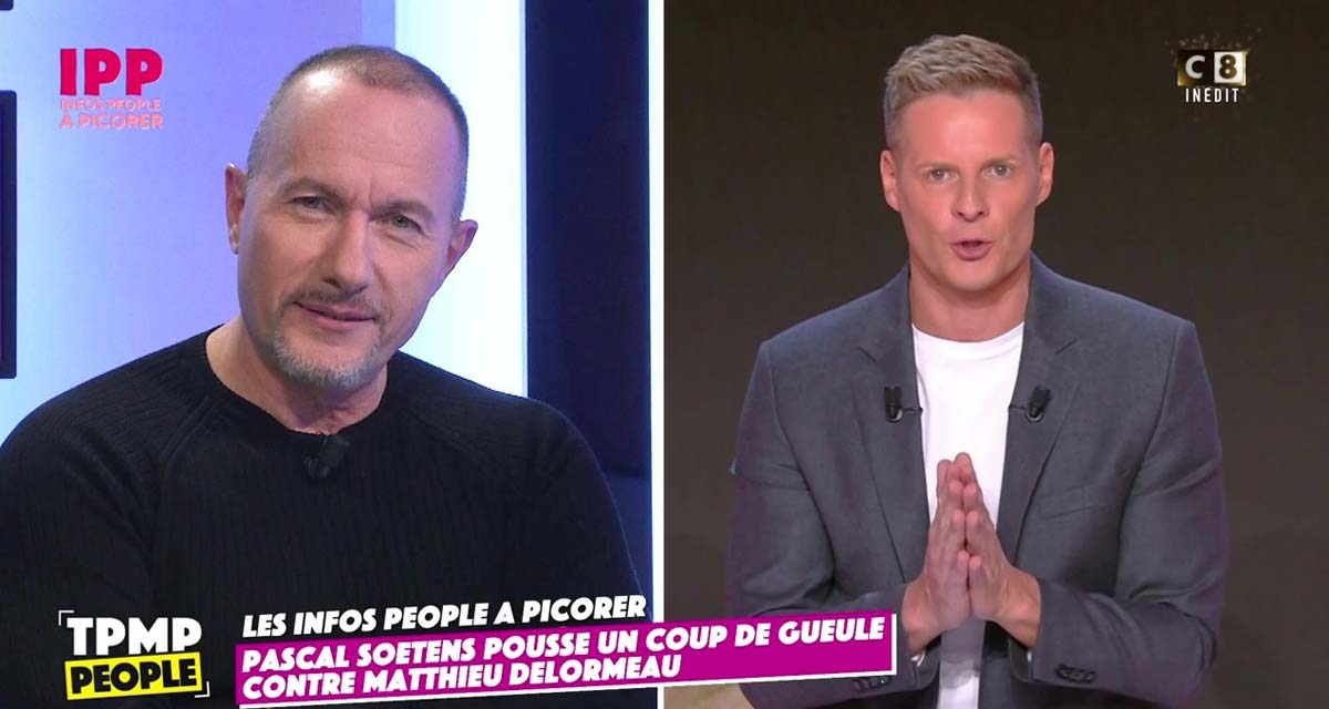TPMP People : Matthieu Delormeau attaqué, sa réponse cinglante à Pascal Soetens sur C8
