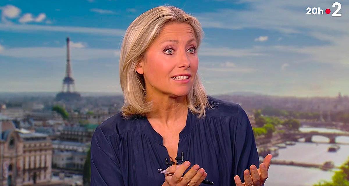 Anne-Sophie Lapix s'effondre en direct sur France 2 | Toutelatele