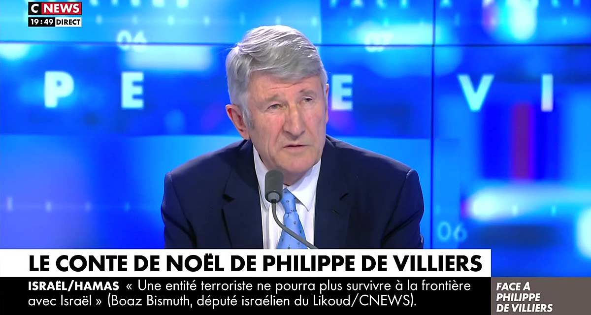 CNews séquence spectaculaire avec Philippe de Villiers, Eliot Deval