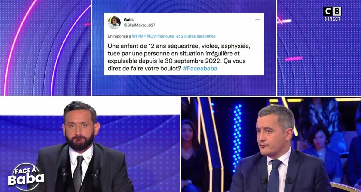 Face à Baba : quelle audience pour Cyril Hanouna avec Gérald Darmanin sur C8 ? Face à Baba : quelle audience pour Cyril Hanouna avec Gérald Darmanin sur C8 ?