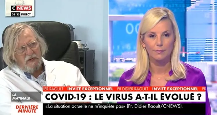 Didier Raoult fait exploser les audiences de Laurence Ferrari sur CNews Didier Raoult fait exploser les audiences de Laurence Ferrari sur CNews