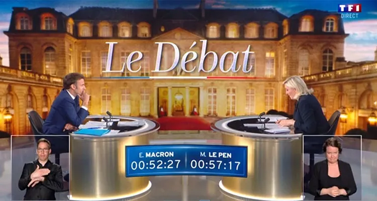 Débat Marine Le Pen / Emmanuel Macron : audiences explosives pour le duel de l’entre-deux tours 2022
