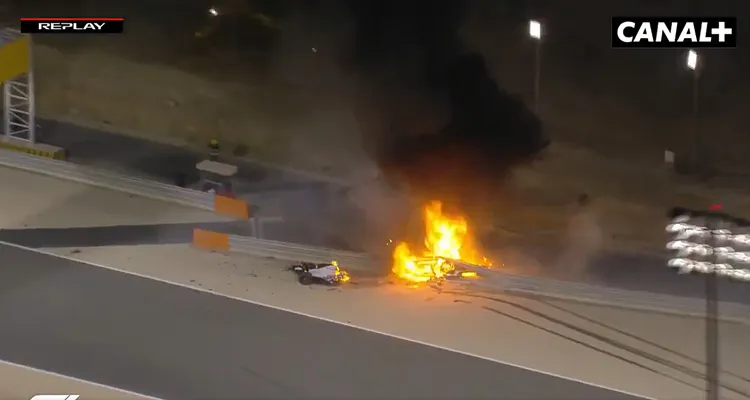 Audiences TV explosives pour Canal+, Romain Grosjean survivant à Bahreïn au GP F1 Audiences TV explosives pour Canal+, Romain Grosjean survivant à Bahreïn au GP F1