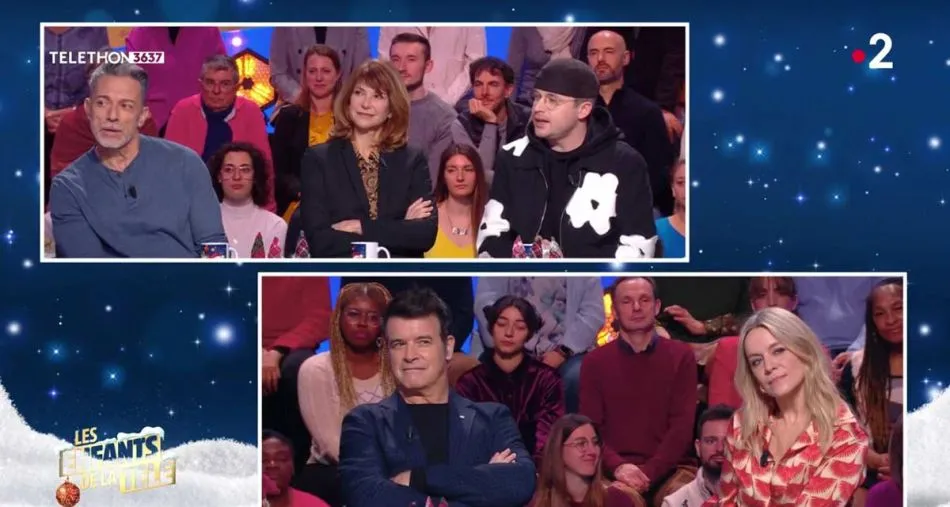 Gérard Vivès, Florence Pernel, GuiHome, Rock Voisine et Véronic DiCaire étaient les invités des Enfants de la télé sur France 2.