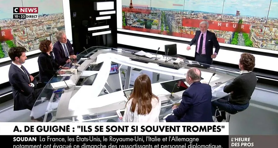 L’heure des Pros : Pascal Praud quitte son plateau en direct, « Vous ne viendrez plus ! », un chroniqueur menacé sur CNews L’heure des Pros : Pascal Praud quitte son plateau en direct, « Vous ne viendrez plus ! », un chroniqueur menacé sur CNews