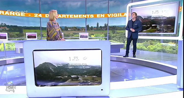 Météo à la carte : la France face aux intempéries, record d’audience pour Laurent Romejko et Marine Vignes Météo à la carte : la France face aux intempéries, record d’audience pour Laurent Romejko et Marine Vignes