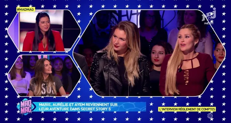 Mad Mag : Aurélie Van Daelen critique la victoire de Marie Garet dans Secret Story 5, Ayem recule dans les audiences Mad Mag : Aurélie Van Daelen critique la victoire de Marie Garet dans Secret Story 5, Ayem recule dans les audiences