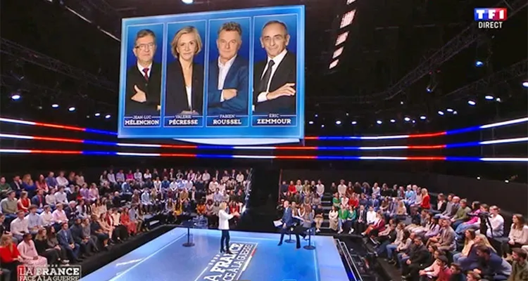 Audiences TV Prime (lundi 14 mars 2022) : TF1 leader avec La France face à la guerre, succès pour Cauchemar en cuisine (M6) et Philomena sur France 3 Audiences TV Prime (lundi 14 mars 2022) : TF1 leader avec La France face à la guerre, succès pour Cauchemar en cuisine (M6) et Philomena sur France 3