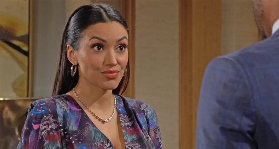 Audra (Zuleyka Silver) accepte le plan risqué de Nate (Sean Dominic) dans Les feux de l’amour Audra (Zuleyka Silver) accepte le plan risqué de Nate (Sean Dominic) dans Les feux de l’amour