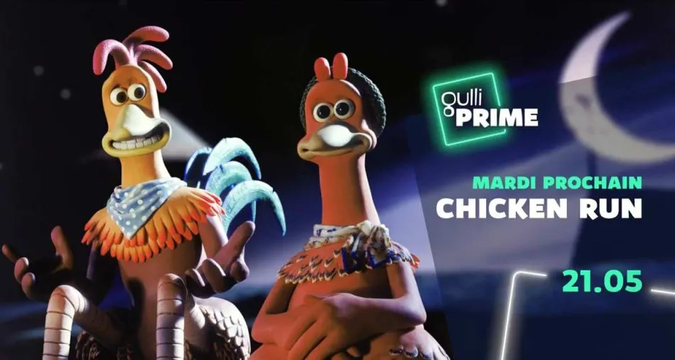 En attendant Netflix, le premier opus de Chicken Run est rediffusé sur Gulli