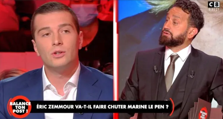 Balance ton post (C8) : quelle audience pour Cyril Hanouna avec Jordan Bardella et la peur d’Éric Zemmour ? Balance ton post (C8) : quelle audience pour Cyril Hanouna avec Jordan Bardella et la peur d’Éric Zemmour ?