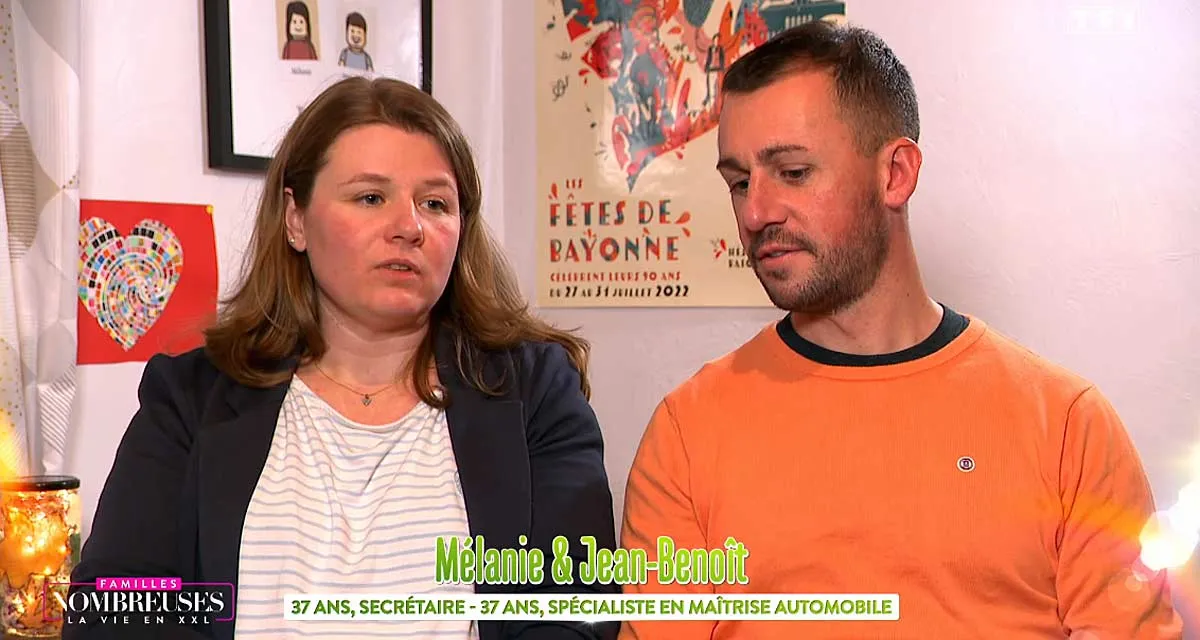 Familles nombreuses : qui sont Mélanie et Jean-Benoît Moncla, nouveaux participants sur TF1 Familles nombreuses : qui sont Mélanie et Jean-Benoît Moncla, nouveaux participants sur TF1