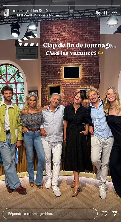 Extrait de la story de Caroline Margeridon sur Instagram Extrait de la story de Caroline Margeridon sur Instagram