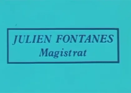 JULIEN FONTANES MAGISTRAT