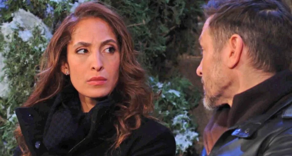 Lily (Christel Khalil) confie ses déboires à Daniel (Michael Graziadei) Lily (Christel Khalil) confie ses déboires à Daniel (Michael Graziadei)