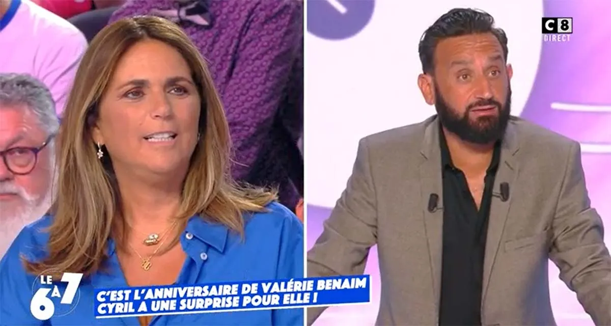 Touche pas à mon poste : Cyril Hanouna attaque physiquement Valérie Benaïm, insultes en direct sur C8 Touche pas à mon poste : Cyril Hanouna attaque physiquement Valérie Benaïm, insultes en direct sur C8