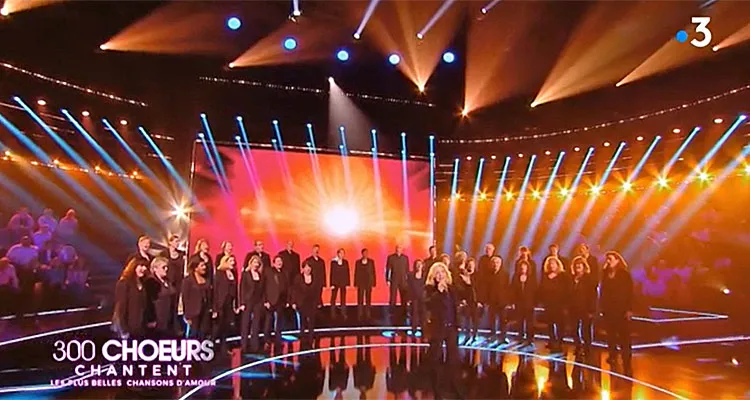 300 choeurs chantent les plus belles chansons de Michel Sardou : M.Pokora, Navii, Emmanuel Moire, Amel Bent, Lenni-Kim... sur France 3 300 choeurs chantent les plus belles chansons de Michel Sardou : M.Pokora, Navii, Emmanuel Moire, Amel Bent, Lenni-Kim... sur France 3