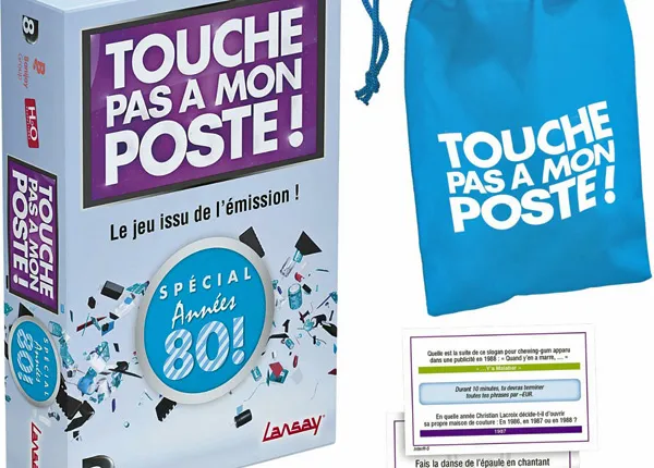 Touche pas à mon poste se décline en jeu de société avec questions et épreuves Touche pas à mon poste se décline en jeu de société avec questions et épreuves