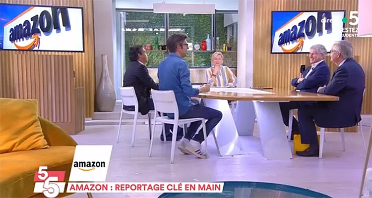 C à vous : Anne-Elisabeth Lemoine attaque Amazon, la polémique explose l’audience C à vous : Anne-Elisabeth Lemoine attaque Amazon, la polémique explose l’audience