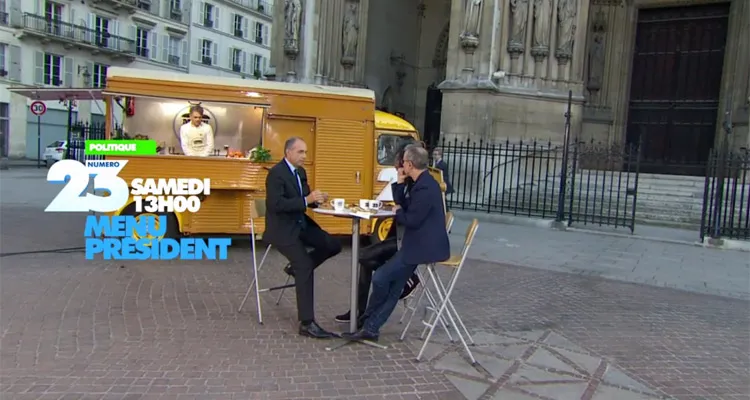 Menu Président : Jean-François Copé inaugure le food-truck de Philippe Besson et Elizabeth Tchoungui Menu Président : Jean-François Copé inaugure le food-truck de Philippe Besson et Elizabeth Tchoungui