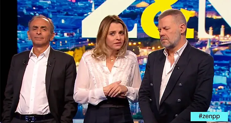 Zemmour et Naulleau du mercredi 8 janvier 2020 : François Rullin, Christine Ockrent, Georges Malbrunot, Roland Lescure... Zemmour et Naulleau du mercredi 8 janvier 2020 : François Rullin, Christine Ockrent, Georges Malbrunot, Roland Lescure...