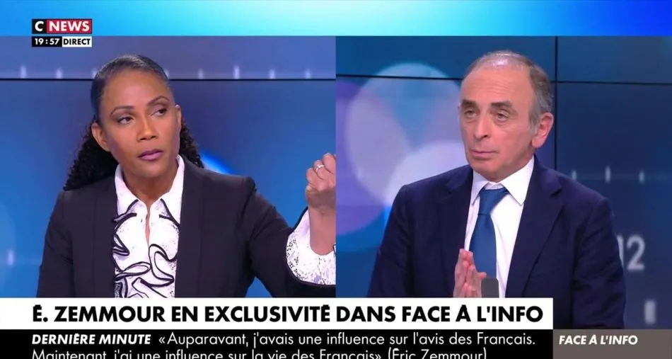 CNews : dérapage sur Eric Zemmour, Christine Kelly panique en direct dans Face à l’infov CNews : dérapage sur Eric Zemmour, Christine Kelly panique en direct dans Face à l’infov